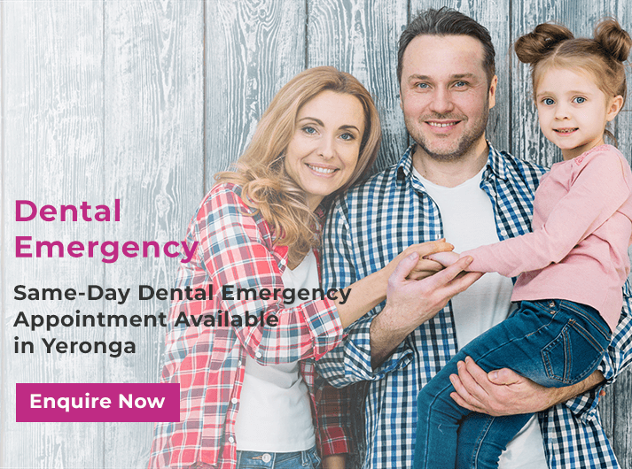 dental emergency promo banner yeronga