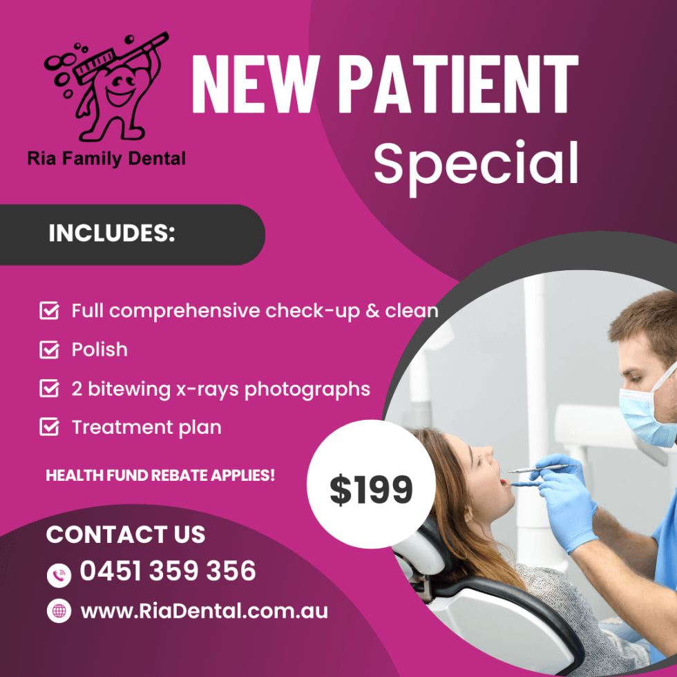 Dental Check-Up Yeronga - Ria Family Dental